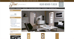 Desktop Screenshot of fine-doors.co.uk